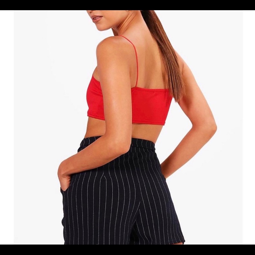 Pinstriped shorts